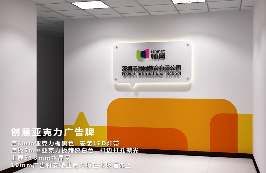 創意亞克力廣告牌